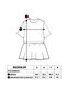 Girl's Colorful Text Printed Dress with Drawstring Detail - 4