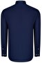 DOUBLE SET G674 DEWBERRY MEN'S SHIRT-DARK BLUE-BEIGE - 3