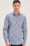 G746 Men's Shirt-Blue - 6