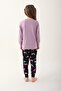 Girl's double set - lila - 4