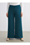 Elastic Waist Textured Women's Trousers - 6