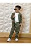 Boy's Natural Linen Fabric, Pants, T-Shirt, Jacket 3-Piece Suit_Rg1465 - 3