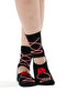 Spring Candy Red Non-Slip Pilates and Yoga Socks - 8