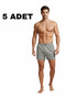 5-Pack Men's Towel Waist Combed Cotton Boxer Briefs