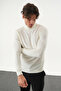 Men's Slim Fit Fisherman's Neck Basic Sweater - 6