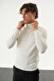 Men's Slim Fit Fisherman's Neck Basic Sweater - 7