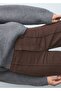 High Waisted Stitching Wideleg Jeans - 7