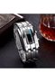Silver Color Led Lighted Design Wrist Watch