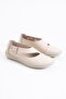 Cesa Yan Rubber Window Genuine Leather Women's Shoes Beige Skin - 3