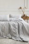 Bestina Gold Cotton Satin Double Duvet Cover Set