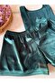 Combed Cotton Athlete Velvet Shorts Pajama Set - 3