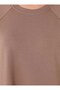 Soft Buttoned Hijab Dress - Mink - - 4