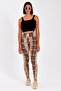 Women's Snake Pattern High Waist Lycra Viscose Leggings - 5