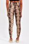 Women's Snake Pattern High Waist Lycra Viscose Leggings - 7