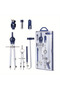 Bevel Gauge with Stand, Stainless Steel, Architecture, Mechanical, Bevel Gauge Set, in Trilin-Box-Blue Color