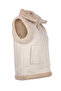 Women's Oversize Winter Vest - Minimalist Zippered - 3