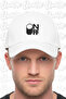 Onoff Embroidered Hat – White 100% Cotton Gabardine Unisex Model