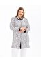 Large Size Striped Long Sleeve Long Women's Tunic 10002411214003 - 6