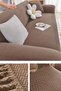 Brick pattern 3-seater sofa cover, elasticated stretch sofa cover.