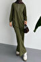 Women's Modal Oversize Metal Zipper Hijab Tunic Set 2021 - 2