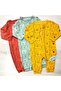 Long Sleeve, Zippered, Cotton, 3-Piece Unisex Baby Romper Set, Combed Cotton Casual and Sleep Sack - 6