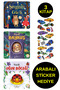 Car Sticker with Gift - Preschool Illustrated Books - SEVGİNİN GÜCÜ - KÜÇÜK UĞUR BÖCEĞİ - Bird