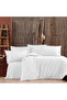100% Cotton Satin Striped Single Duvet Cover Set