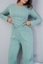 Pure 100% Cotton Long Sleeve Women's Pajama Set - 4