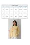 Una Fiaba - Beige Oversize Soft Textured Hair Knit Crew Neck Women's Sweater - 3