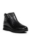 Women's Genuine Leather Boots, Winter Everyday Fur-Trimmed Boots, Zip-Up Boots, Women's Boots, Mom Boots - 7