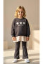 Girl's Daisy Detailed 100% Cotton Top and Bottom Set