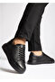 Men's Shoes Black Sneakers 100% Genuine Leather Orthopedic Comfortable Lightweight - 3