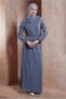 KUŞAKLI PİLİSELİ ELBİSE 44697