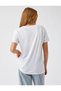 Crew Neck Short Sleeve Printed T-Shirt - 4