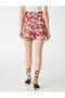 Floral Shorts Tie Waist - 4