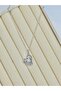 Silver Color Heart Zircon Stone Necklace |   Special Boxed - 2