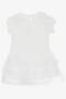 Girl's Dress Bow Tulle with Ruffles on the Shoulder 1.5-5 Years, Ecru - 5