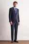 Navy Blue Swallow Collar 6 Drop Slim Fit Full Lining Flexible Suit 1001255162