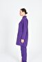 Hijab Purple Stretch Fabric Cotton Doctor Nurse Uniform Scrubs Suit - 2