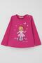 Girl's Tights Suit Princess Girl Printed 1-4 Years, Pink - 2