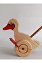 Walker First Step Push Toy Walking Stick Walking Companion Walking Duck Fine Motor Skills Development - 2