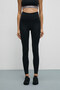 Vyneora Women's Flexible and Soft Textured Black Leggings - 3
