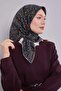 وشاح حريري من قماش التويل بتفاصيل كتابية صغيرة من BLACK MINK