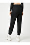 Women's Black Sweatpants 3WAL40127IK - 4