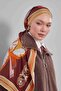 Burgundy Twill Silk Scarf Lunera Collection