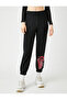 Women's Black Sweatpants 3WAL40127IK - 3
