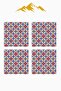 Digital Printed Soft Textured 4-Piece Throw Pillow Cover Set (43X43 cm) Krl0066 - 3