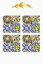 Digital Printed Soft Textured 4-Piece Throw Pillow Cover Set (43X43 cm) Krl0057 - 3