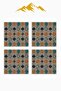 Digital Printed Soft Textured 4-Piece Throw Pillow Cover Set (43X43 cm) Krl0040 - 3