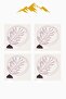 Digital Printed Soft Textured 4-Piece Throw Pillow Cover Set (43X43 cm) Krl0079 - 3